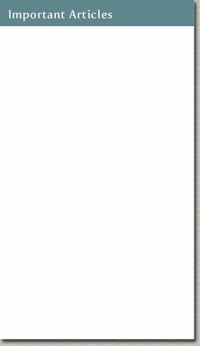 Important Articles
