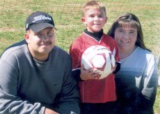 Adoptive Family Photo: After a Soccer Game, click to view bigger version
