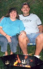 Adoptive Family Photo: Evening Around the Campfire, click to view bigger version