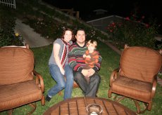 Adoptive Family Photo: Dinner at Jen's Sister's House, click to view bigger version