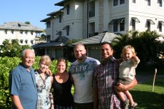 Adoptive Family Photo: With Some of Jen's Family in Hawaii, click to view bigger version