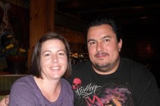 Adoptive Family Photo: Out to Dinner with Family, click to view bigger version