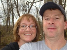 Adoptive Family Photo: Hiking Through the Woods, click to view bigger version