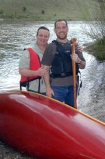 Adoptive Family Photo: Finishing a Canoe Trip, click to view bigger version