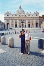 Adoptive Family Photo: At the Basilica of Saint Peter in Rome, click to view bigger version