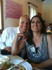 Adoptive Family Photo: Out to Dinner, click to view bigger version