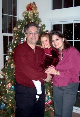 Adoptive Family Photo: Celebrating Christmas, click to view bigger version