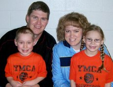 Adoptive Family Photo: Basketball at the YMCA, click to view bigger version