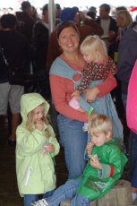 Adoptive Family Photo: At a Chowder Festival