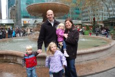 Adoptive Family Photo: In New York City for the Thanksgiving Day Parade