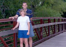 Adoptive Family Photo: On a Walking Trail at the Park, click to view bigger version