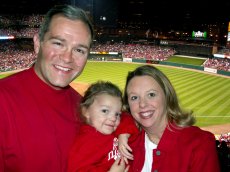 Adoptive Family Photo: Summer at a Baseball Game, click to view bigger version