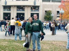 Adoptive Family Photo: Notre Dame Football Game, click to view bigger version