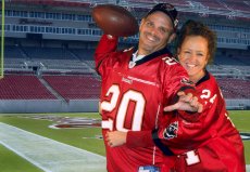 Adoptive Family Photo: Touring Our Local Buc's Stadium, click to view bigger version
