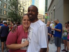 Adoptive Family Photo: Running Our First Half Marathon Together, click to view bigger version