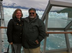 Adoptive Family Photo: Hubbard Glacier, Alaskan Cruise, click to view bigger version