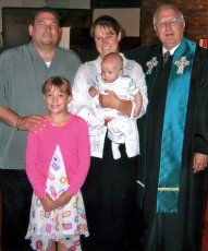 Adoptive Family Photo: Our Family at Leo�s Baptism, click to view bigger version