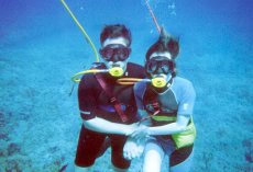 Adoptive Family Photo: Looking for Sea Turtles<br> in Molokai, Hawaii, click to view bigger version