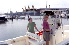 Adoptive Family Photo: On Our Boat, click to view bigger version