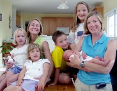 Adoptive Family Photo: New Addition to the <br>Extended Family!, click to view bigger version