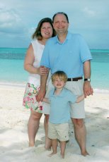 Adoptive Family Photo: Vacation in the Turks and <br>Caicos Islands, click to view bigger version