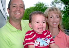 Adoptive Family Photo: With Our Nephew Joey, click to view bigger version