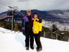 Adoptive Family Photo: Skiing in Vermont, click to view bigger version