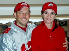 Adoptive Family Photo: Cheering on the Ohio State Buckeyes!, click to view bigger version