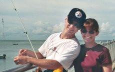 Adoptive Family Photo: Fishing on the Outer Banks,<br>North Carolina, click to view bigger version