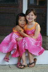 Adoptive Family Photo: Jana's Cousins Jia and Georgia, click to view bigger version