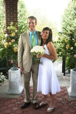 Adoptive Family Photo: At Their Wedding, click to view bigger version