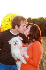 Adoptive Family Photo: Sharing a Kiss, click to view bigger version