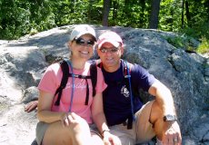 Adoptive Family Photo: Hiking in Vermont, click to view bigger version