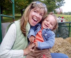 Adoptive Family Photo: Laughing on a Hayride, click to view bigger version