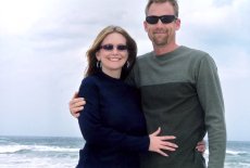 Adoptive Family Photo: Winter Afternoon at the Beach-This is<br>the Same Beach Where Jack Asked <br>Michelle to Marry Him, click to view bigger version