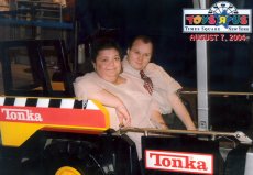 Adoptive Family Photo: Toys-R-Us in NYC on Our Anniversary, click to view bigger version