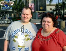 Adoptive Family Photo: At Universal Studios in Orlando, click to view bigger version