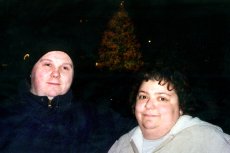 Adoptive Family Photo: At the Rockefeller Center Christmas Tree, click to view bigger version