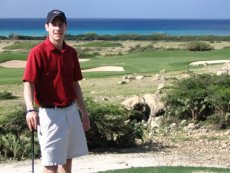 Adoptive Family Photo: Golfing in Aruba, click to view bigger version