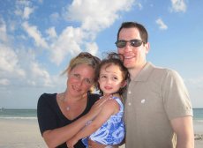 Adoptive Family Photo: Vacation on the Beach, click to view bigger version