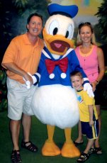 Adoptive Family Photo: Visiting Walt Disney<br> World, click to view bigger version