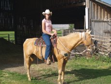 Adoptive Family Photo: Chrissy Loves to Ride Horses, click to view bigger version