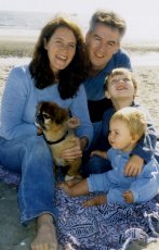 Adoptive Family Photo: Family Fun at the <br>Neighborhood Beach, click to view bigger version