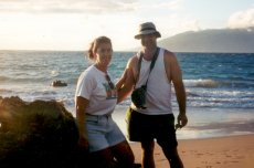 Adoptive Family Photo: Watching a Sunset, click to view bigger version