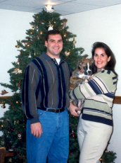 Adoptive Family Photo: Sharing Christmas with<br>Sugar Rae, click to view bigger version