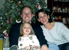 Adoptive Family Photo: Celebrating Christmas, click to view bigger version