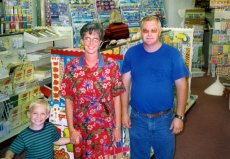 Adoptive Family Photo: Buying Supplies for School, click to view bigger version