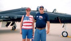 Adoptive Family Photo: Celebrating July 4th at<br>Tinker Air Force Base, click to view bigger version