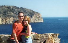 Adoptive Family Photo: On the Cliffs on the<br>Island of Majorca, Spain, click to view bigger version