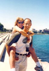 Adoptive Family Photo: On the Waterfront in Chicago <br>Enjoying a Weekend with <br>Gavin's Family, click to view bigger version